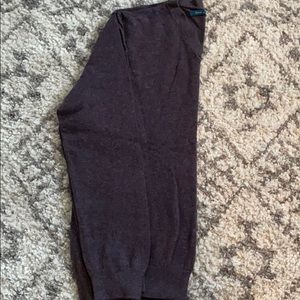 Dark purple v neck sweater
